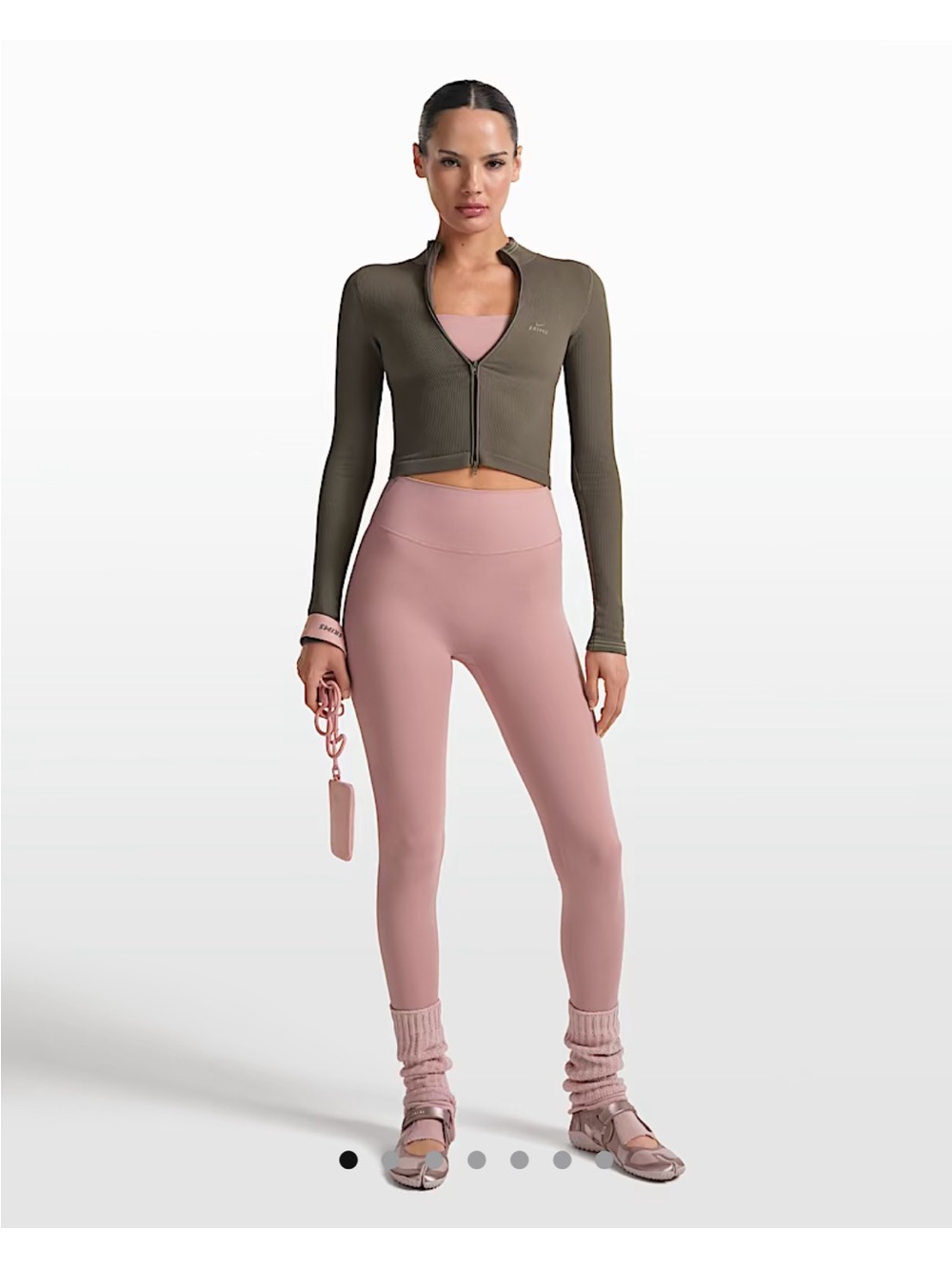 Women’s High-Waist Pink Leggings — Performance & Comfort